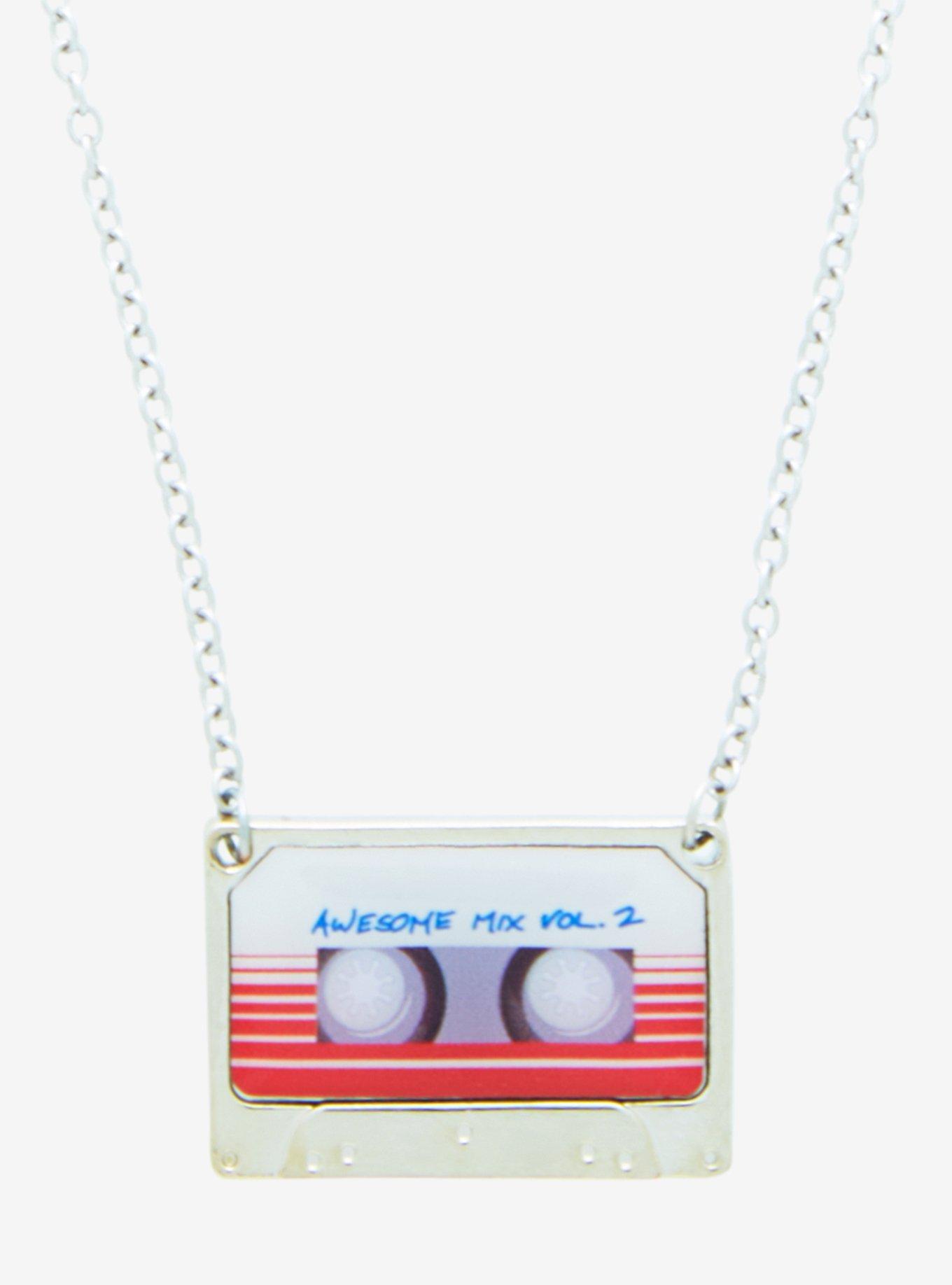 Marvel Guardians of the Galaxy Awesome Mix Cassette Necklace, , hi-res