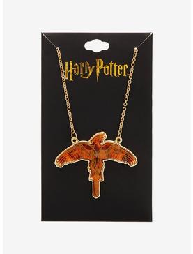Harry Potter Fawkes Pendant Necklace - BoxLunch Exclusive, , hi-res