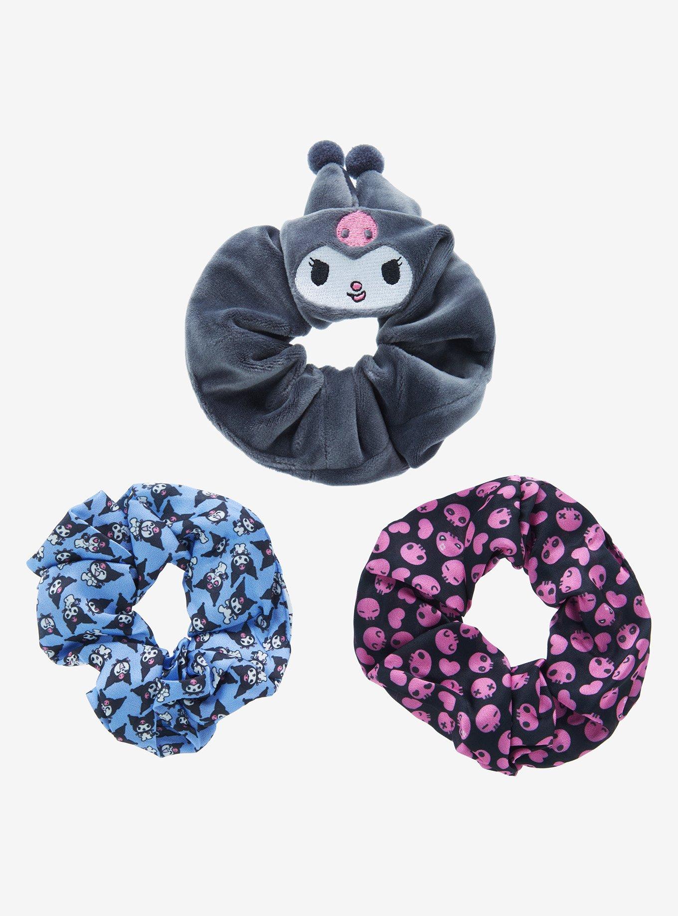 Sanrio Kuromi Figural Scrunchy Set, , hi-res