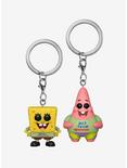 Funko Pocket Pop! SpongeBob SquarePants Patrick & SpongeBob Best Friends Vinyl Keychain Set - BoxLunch Exclusive, , hi-res