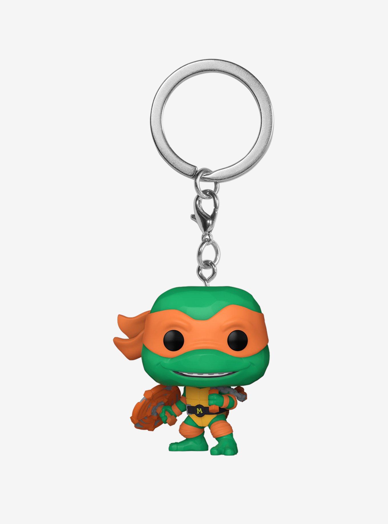 Funko Pop! Movies Teenage Mutant Ninja Turtles: Mutant Mayhem Michelangelo Vinyl Keychain, , hi-res