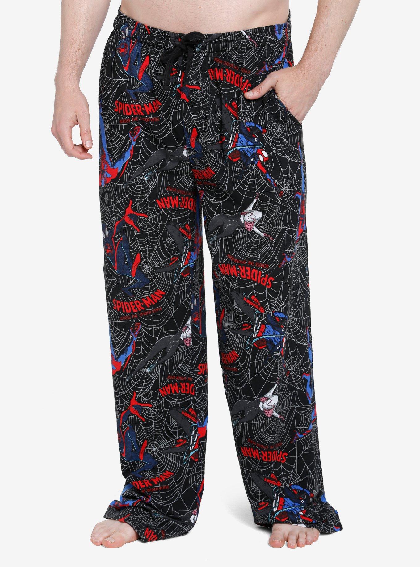 American Marketing Enterprises Unisex Blue Spider-Man Pajama Pants