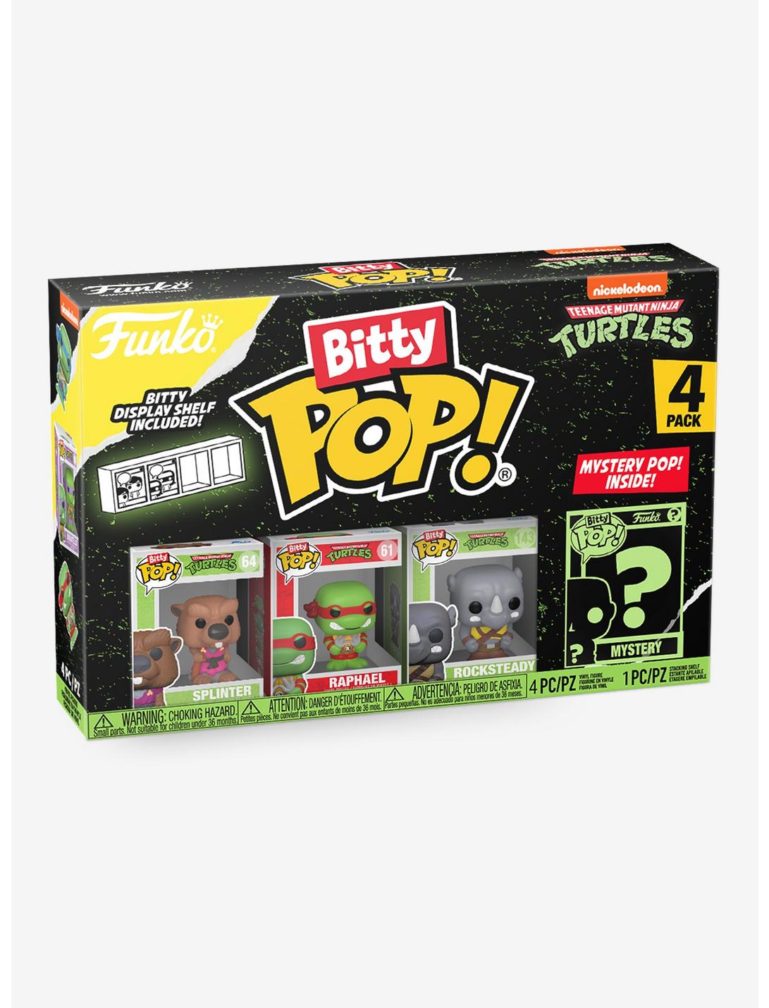 Funko Bitty Pop! Teenage Mutant Ninja Turtles Splinter & Friends Blind Box Mini Vinyl Figure Set, , hi-res