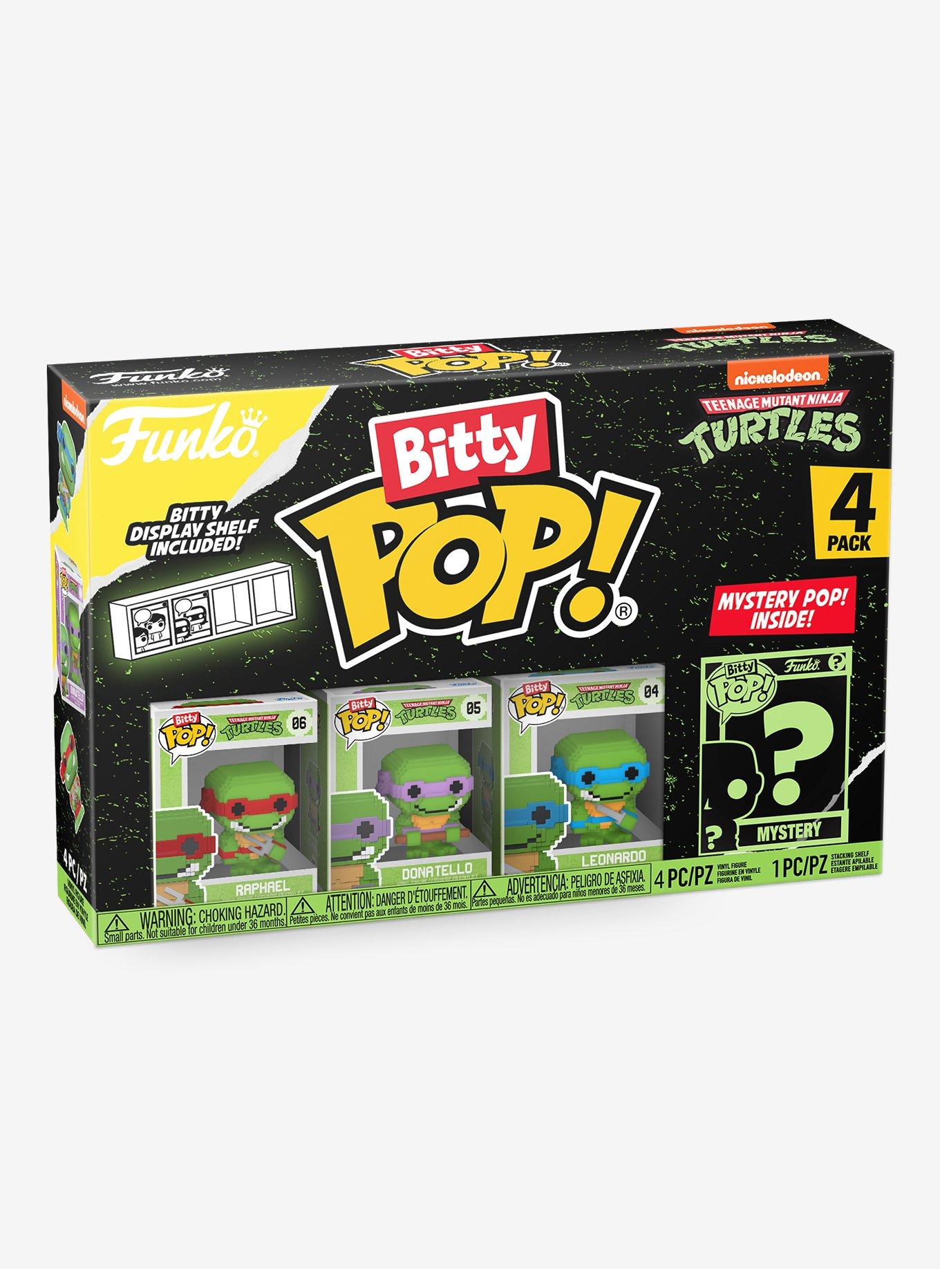 Funko Bitty Pop! Teenage Mutant Ninja Turtles 8-Bit Turtles Blind Box Mini Vinyl Figure Set, , hi-res
