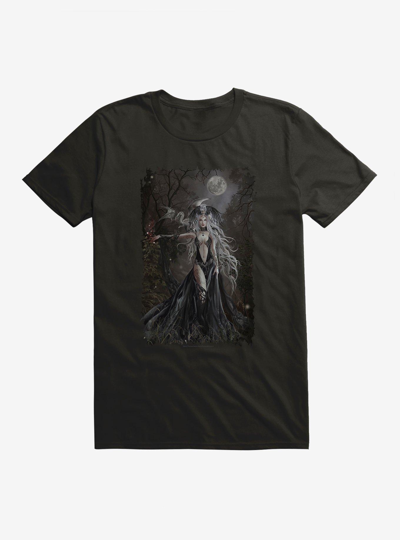 Queen Of Havoc T-Shirt by Nene Thomas, BLACK, hi-res