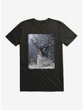 Queen Of Owls T-Shirt by Nene Thomas, BLACK, hi-res
