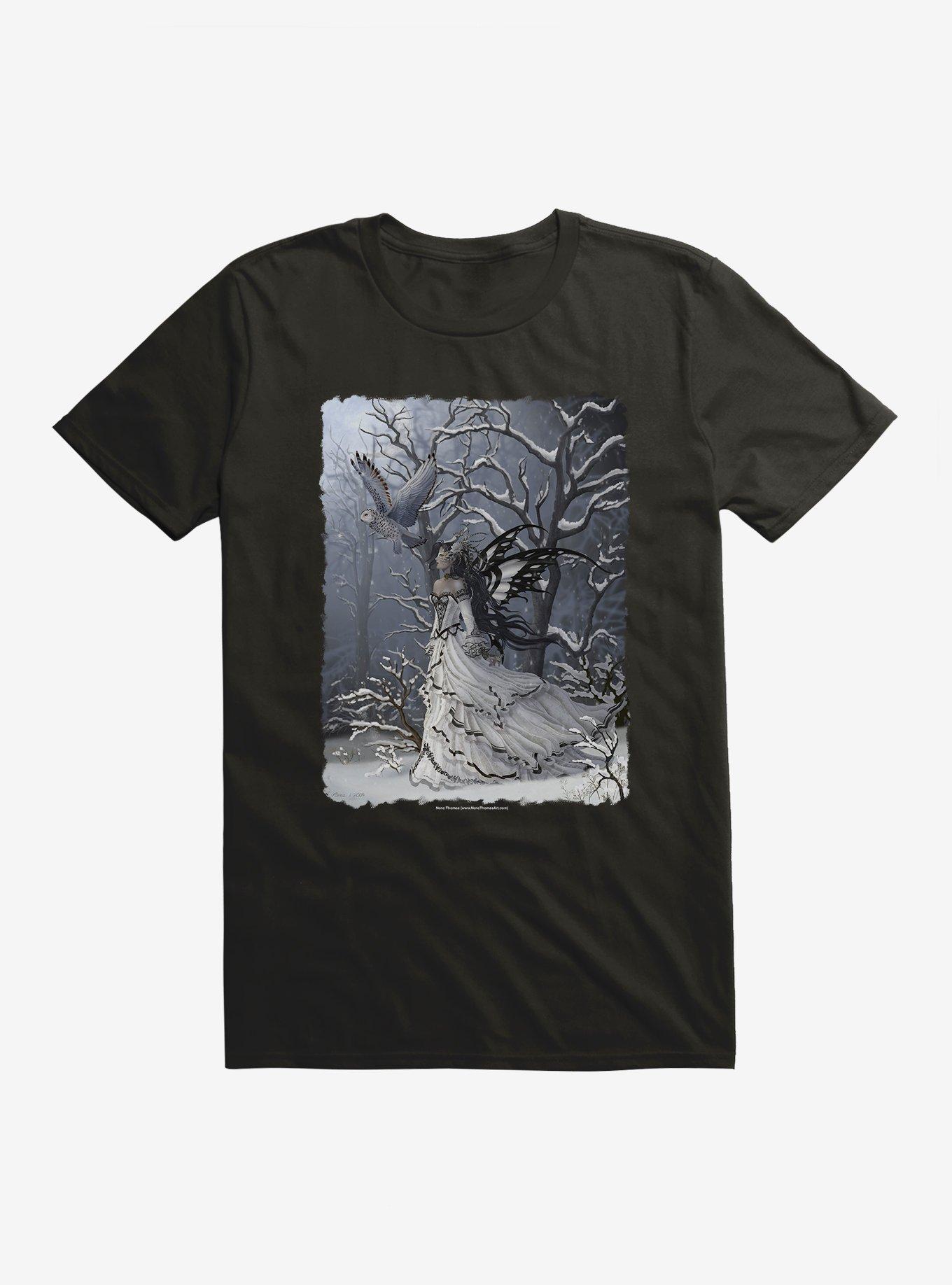 Queen Of Owls T-Shirt by Nene Thomas, , hi-res