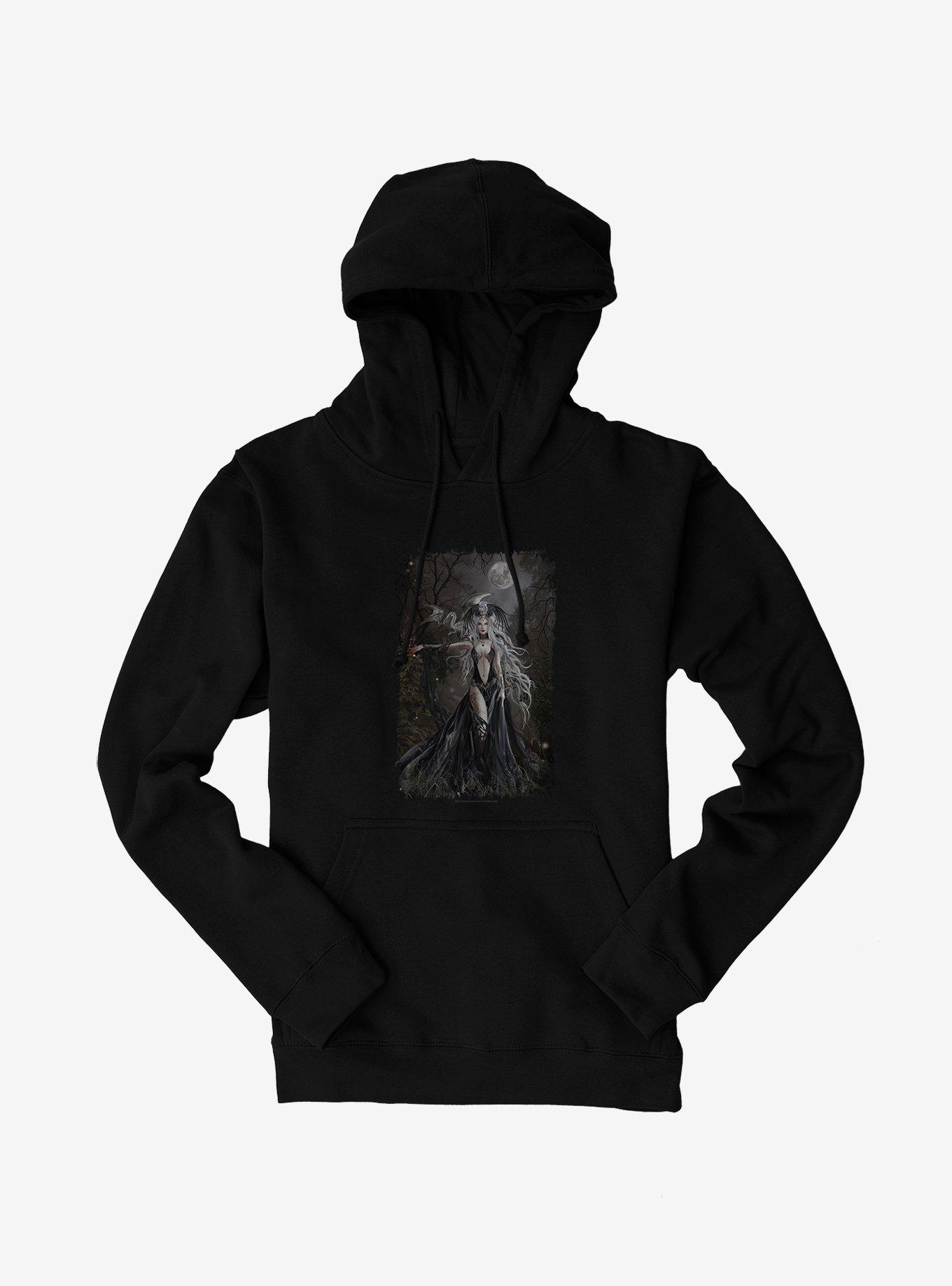 Queen Of Havoc Hoodie by Nene Thomas, BLACK, hi-res