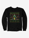 Elf Ugly Christmas Pattern Sweatshirt, , hi-res