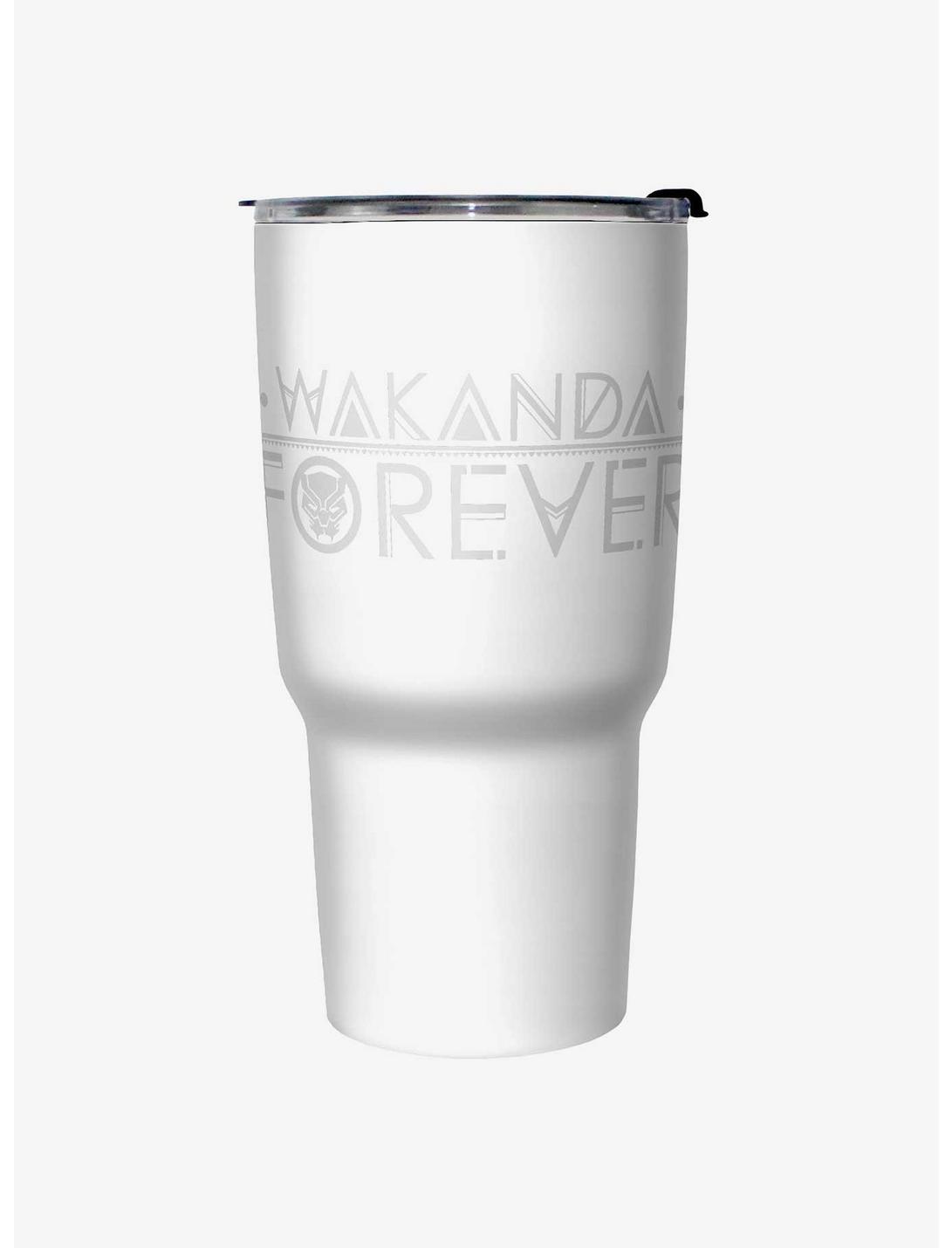 Marvel Black Panther Wakanda Forever Logo Travel Mug, , hi-res