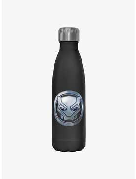 Marvel Black Panther Chrome Emblem Water Bottle, , hi-res