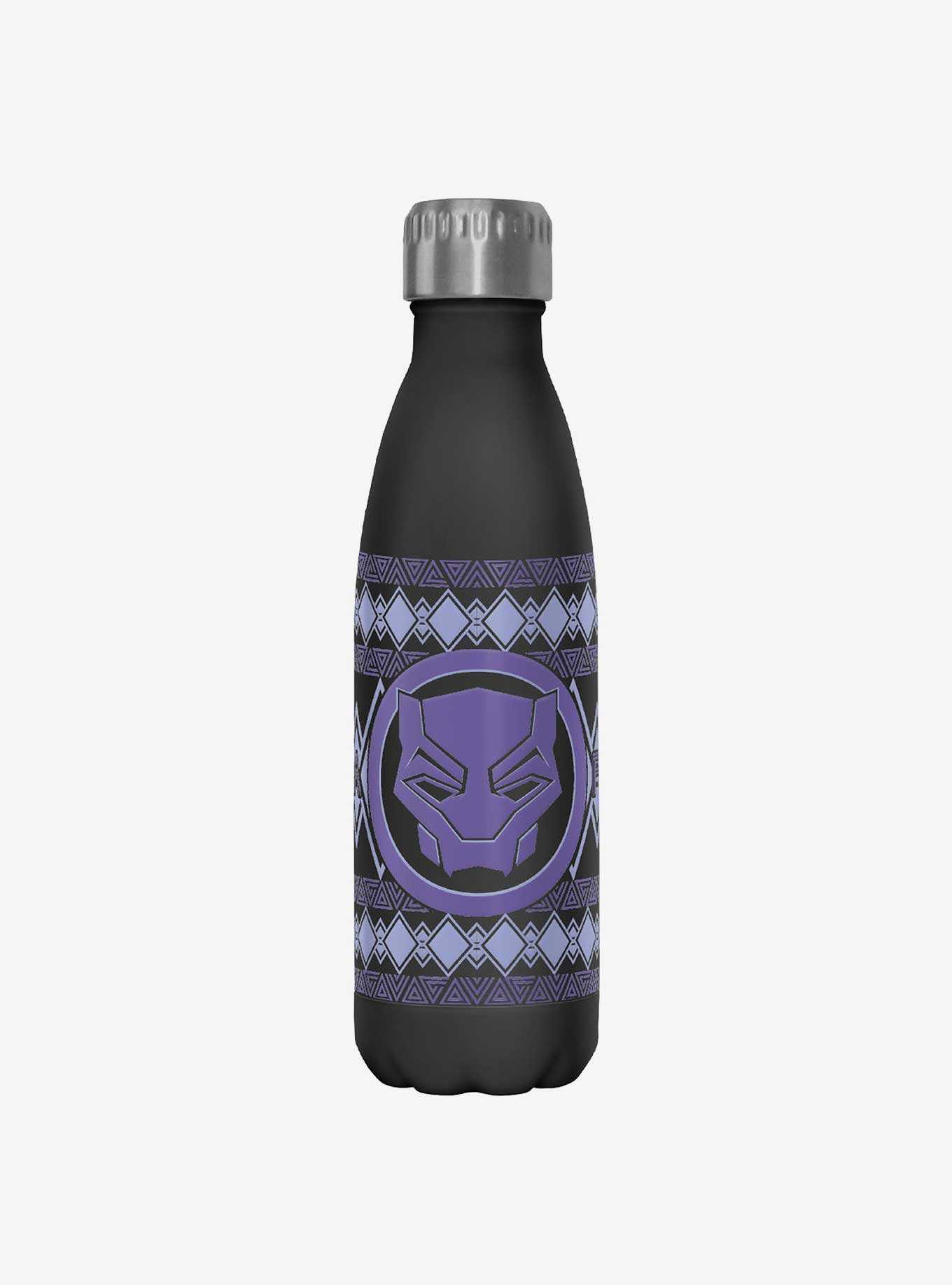 Marvel Black Panther King T'Challa Emblem Water Bottle, , hi-res