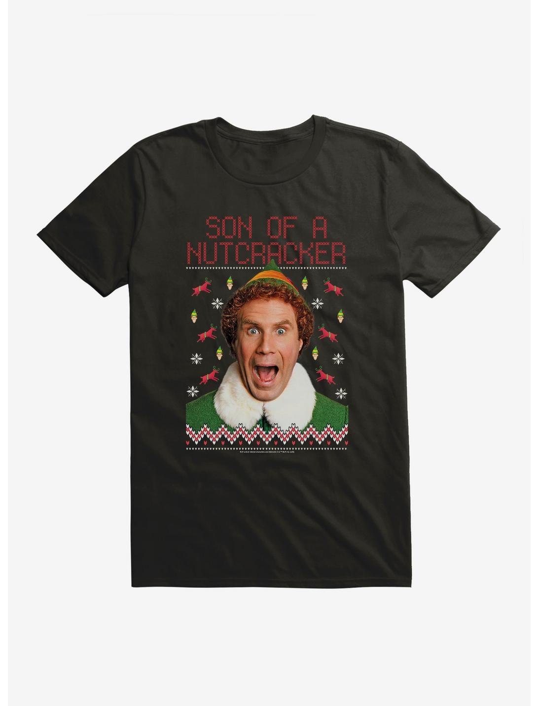 Elf Son Of A Nutcracker Ugly Holiday T-Shirt, , hi-res