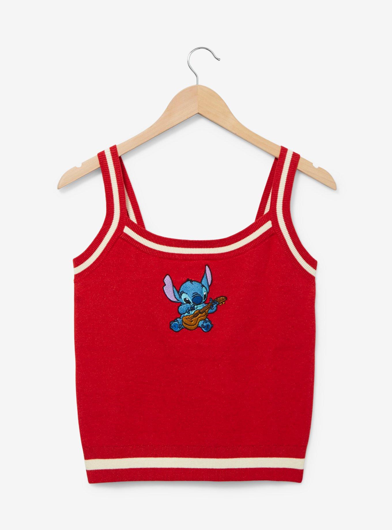 Disney Lilo & Stitch Ukulele Women’s Plus Size Knit Tank Top - BoxLunch Exclusive, , hi-res