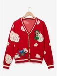Disney Lilo & Stitch Women’s Knit Cardigan - BoxLunch Exclusive, RED, hi-res