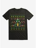 Elf Ugly Christmas Pattern T-Shirt, , hi-res