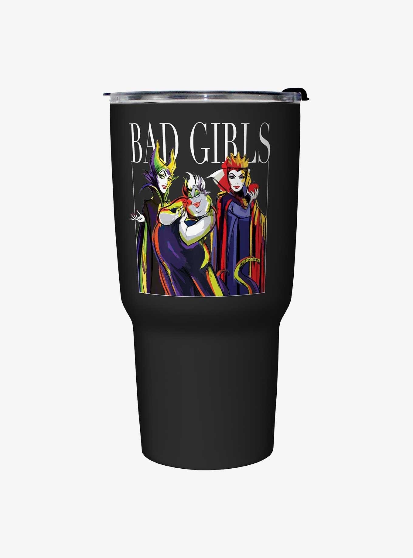 Disney Villains Bad Girls Maleficent, Ursula, & Evil Queen Travel Mug, , hi-res