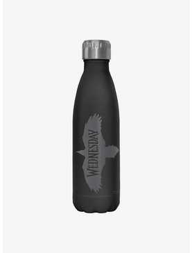Wednesday Nevermore Raven Water Bottle, , hi-res