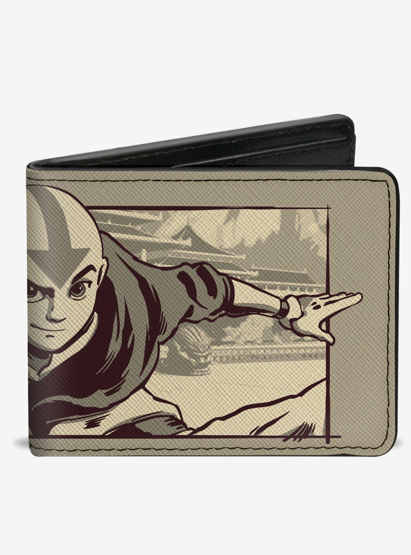 Avatar: The Last Airbender Aang Garden Pose Bifold Wallet, , hi-res