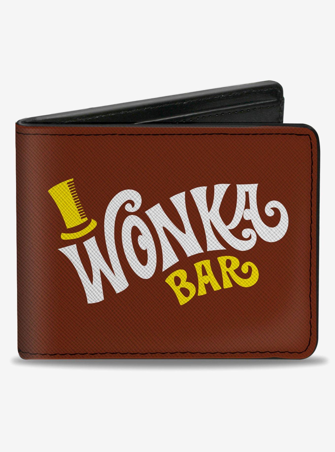 Willy Wonka And The Chocolate Factory Wonka Bar Wrapper Bifold Wallet, , hi-res