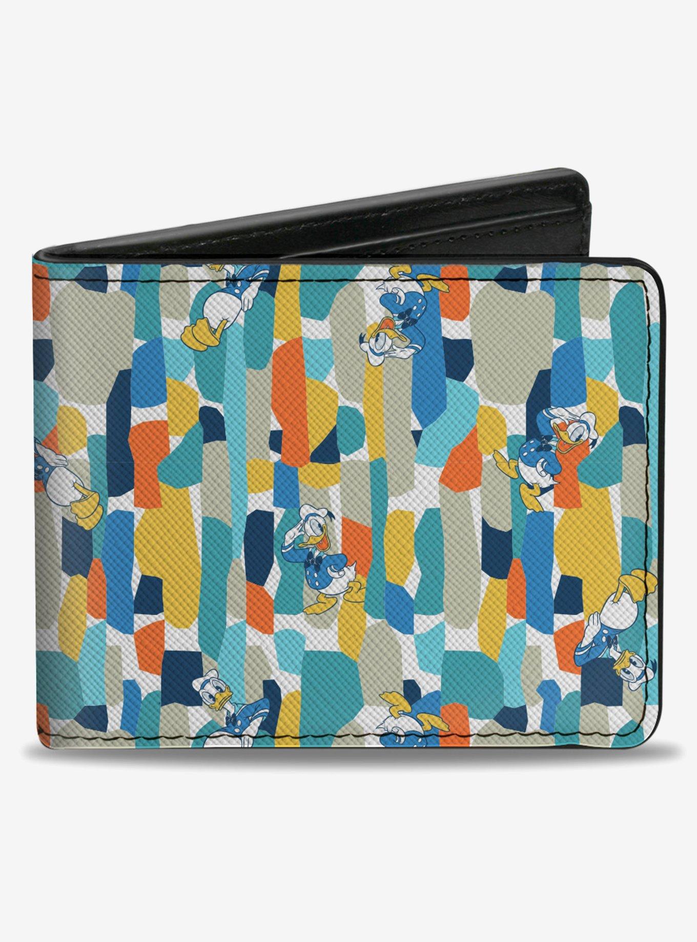 Disney Donald Duck Pose Collage Bifold Wallet, , hi-res