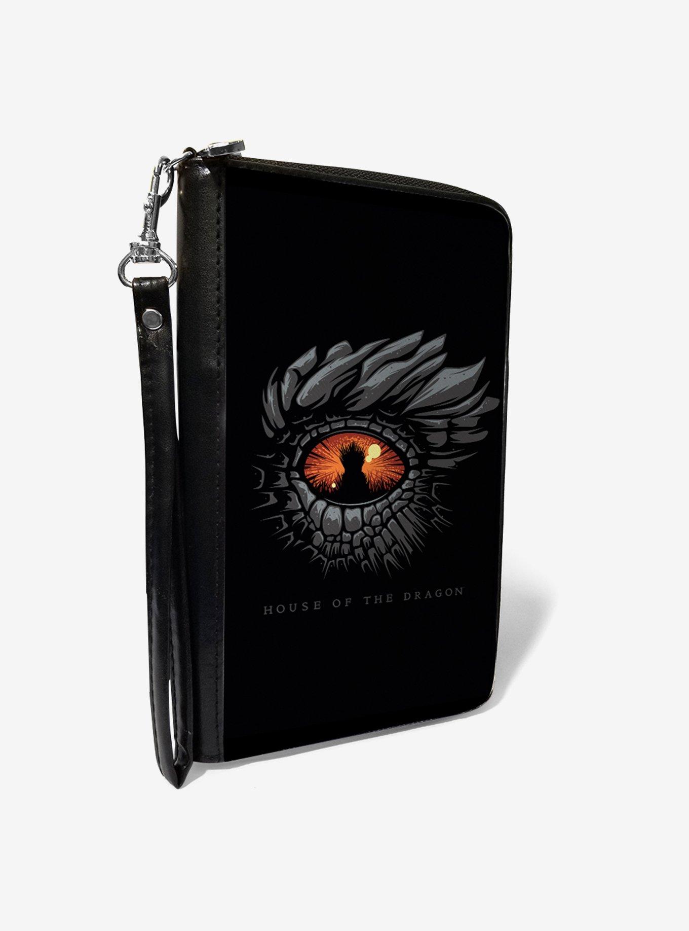 House Of The Dragon Eye Throne Icon Zip Around Wallet, , hi-res