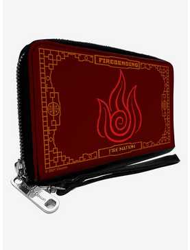 Avatar: The Last Airbender Firebending Fire Nation Icon Reds Zip Around Wallet, , hi-res
