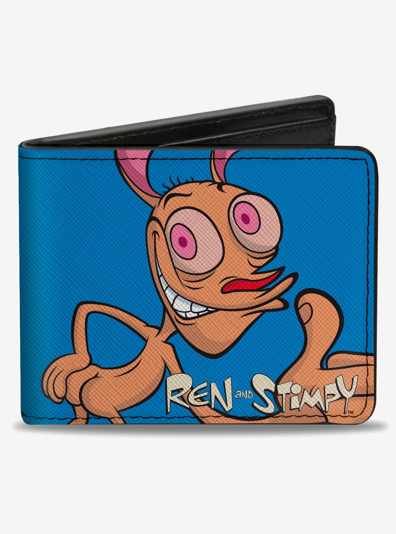 The Ren & Stimpy Show Ren And Stimpy Behind Pose Bifold Wallet, , hi-res