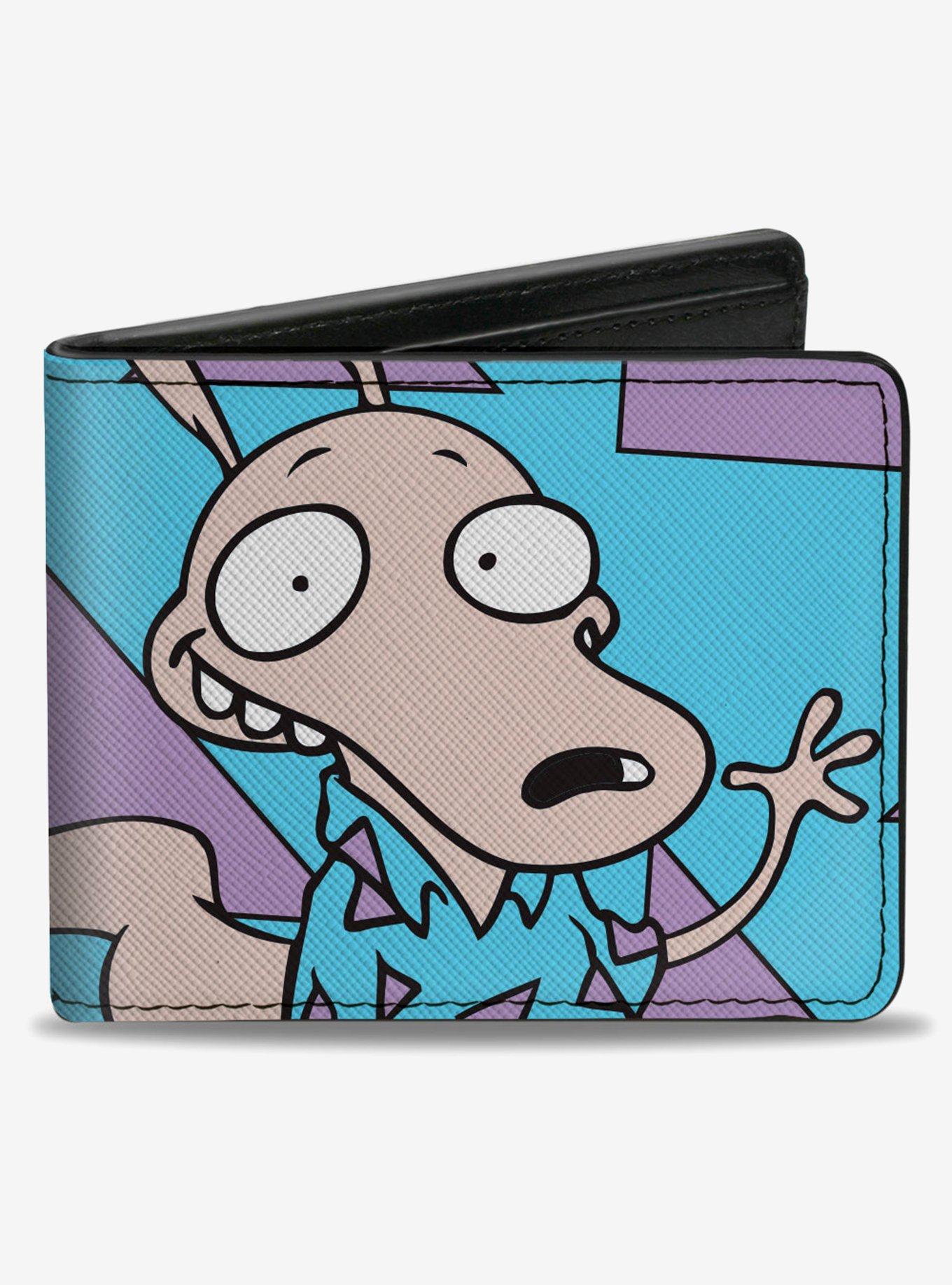 Rocko's Modern Life Rocko Waving Pose And Triangle Bifold Wallet, , hi-res