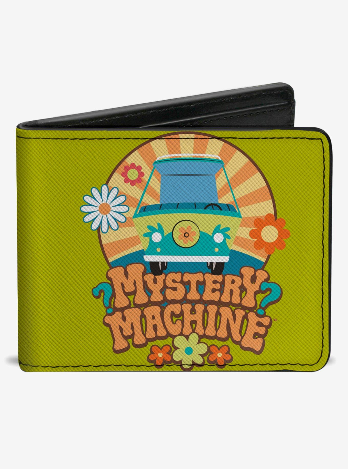 Scooby-Doo! Mystery Machine Sun Rays And Flowers Bifold Wallet, , hi-res