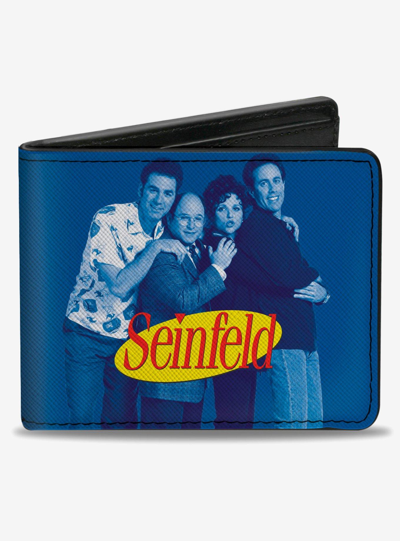Seinfeld Group Pose A Show About Nothing Quote Bifold Wallet, , hi-res