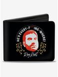Ted Lasso Roy Kent Quote And Face Bifold Wallet, , hi-res