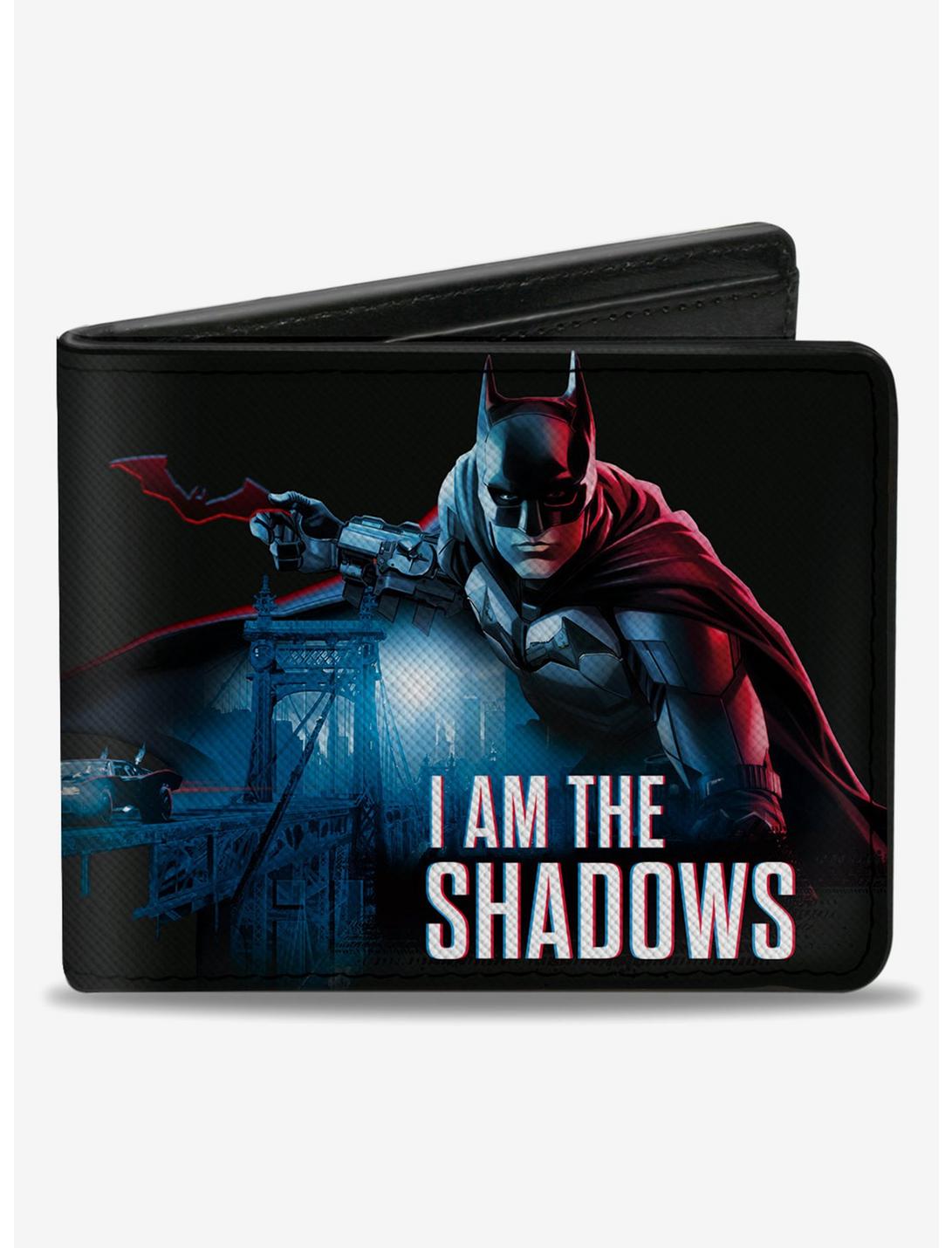 DC Comics The Batman I Am In The Shadows Pose And Bridge Scene Bifold Wallet, , hi-res