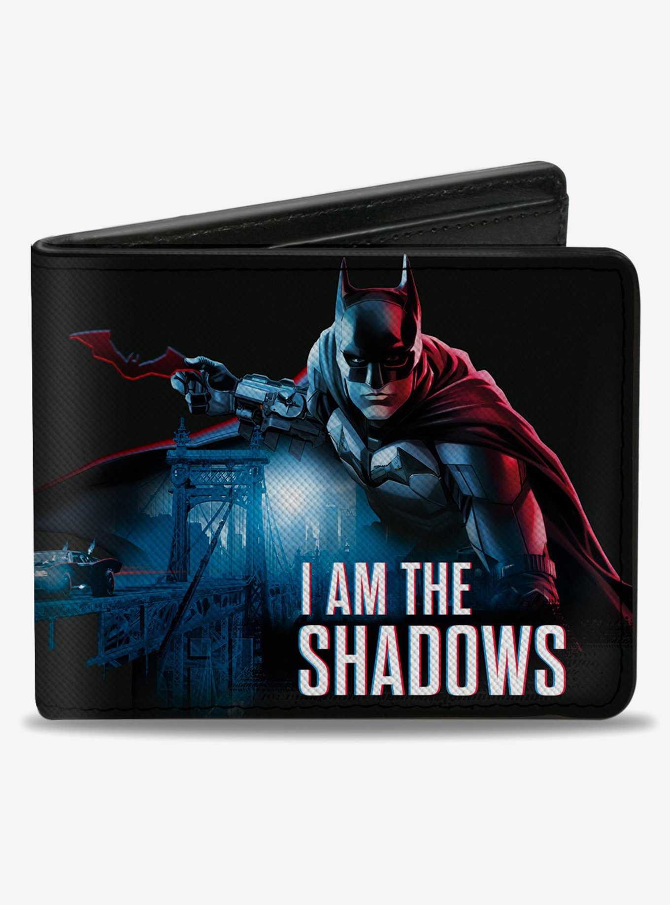 DC Comics The Batman I Am In The Shadows Pose And Bridge Scene Bifold Wallet, , hi-res
