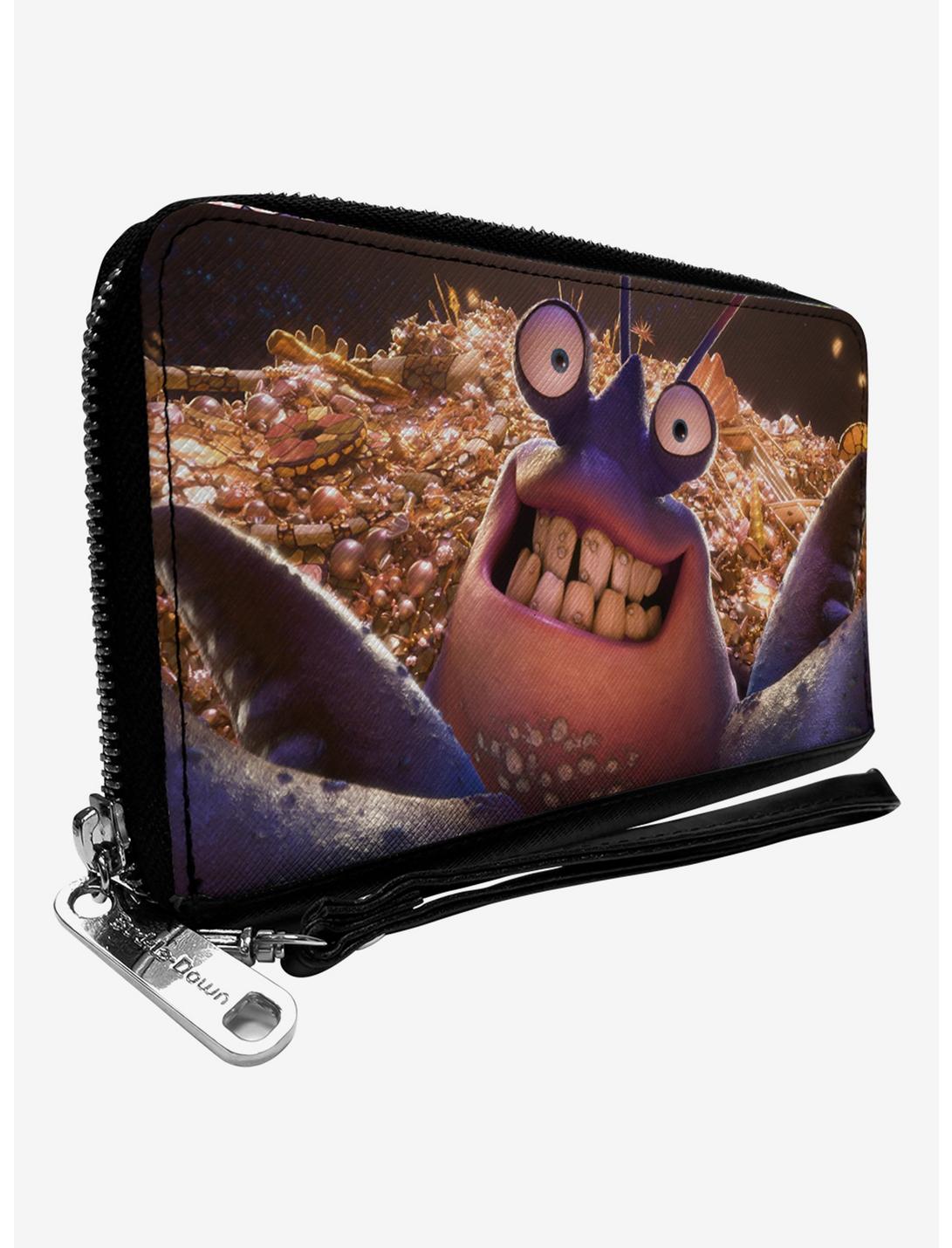 Disney Moana Tamatoa Smiling Face Close Up Zip Around Wallet, , hi-res
