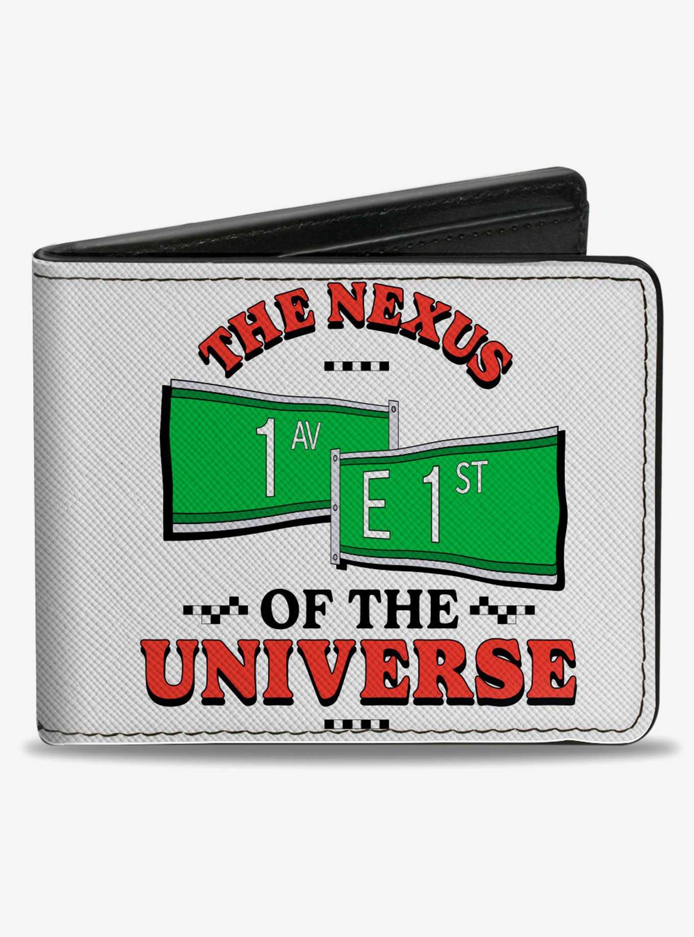 Seinfeld Street Signs The Nexud Of The Universe Bifold Wallet, , hi-res