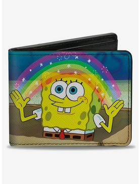Spongebob Squarepants Imagination Smiling Rainbow Bifold Wallet, , hi-res