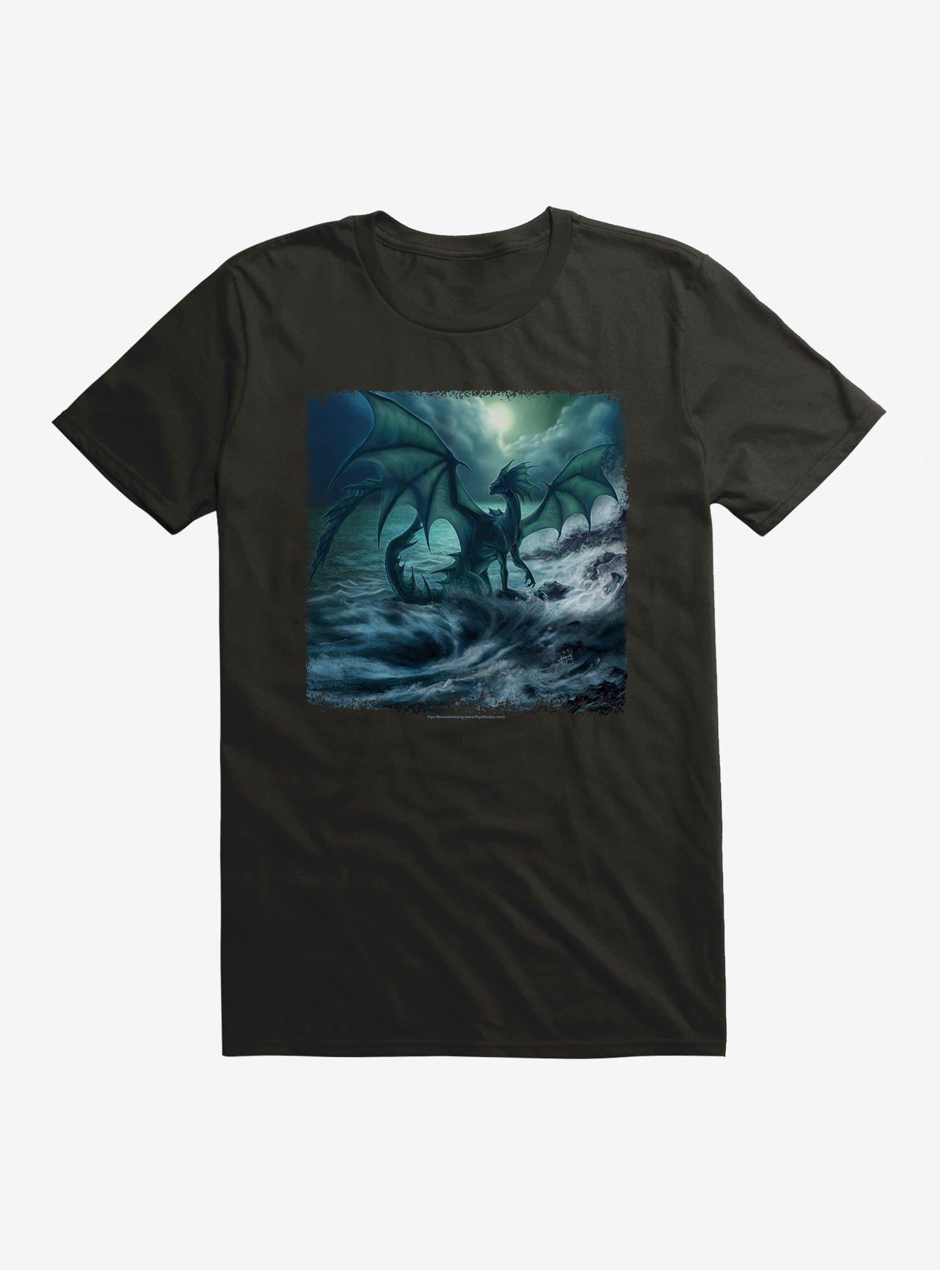 Beach Dragon T-Shirt by Piya Wannachaiwong, , hi-res