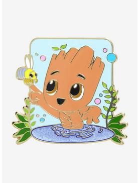 Marvel I Am Groot Water Groot Enamel Pin - BoxLunch Exclusive, , hi-res