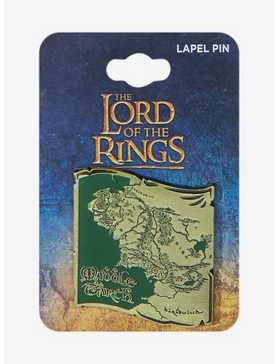 The Lord of the Rings Middle-earth Map Enamel Pin - BoxLunch Exclusive, , hi-res