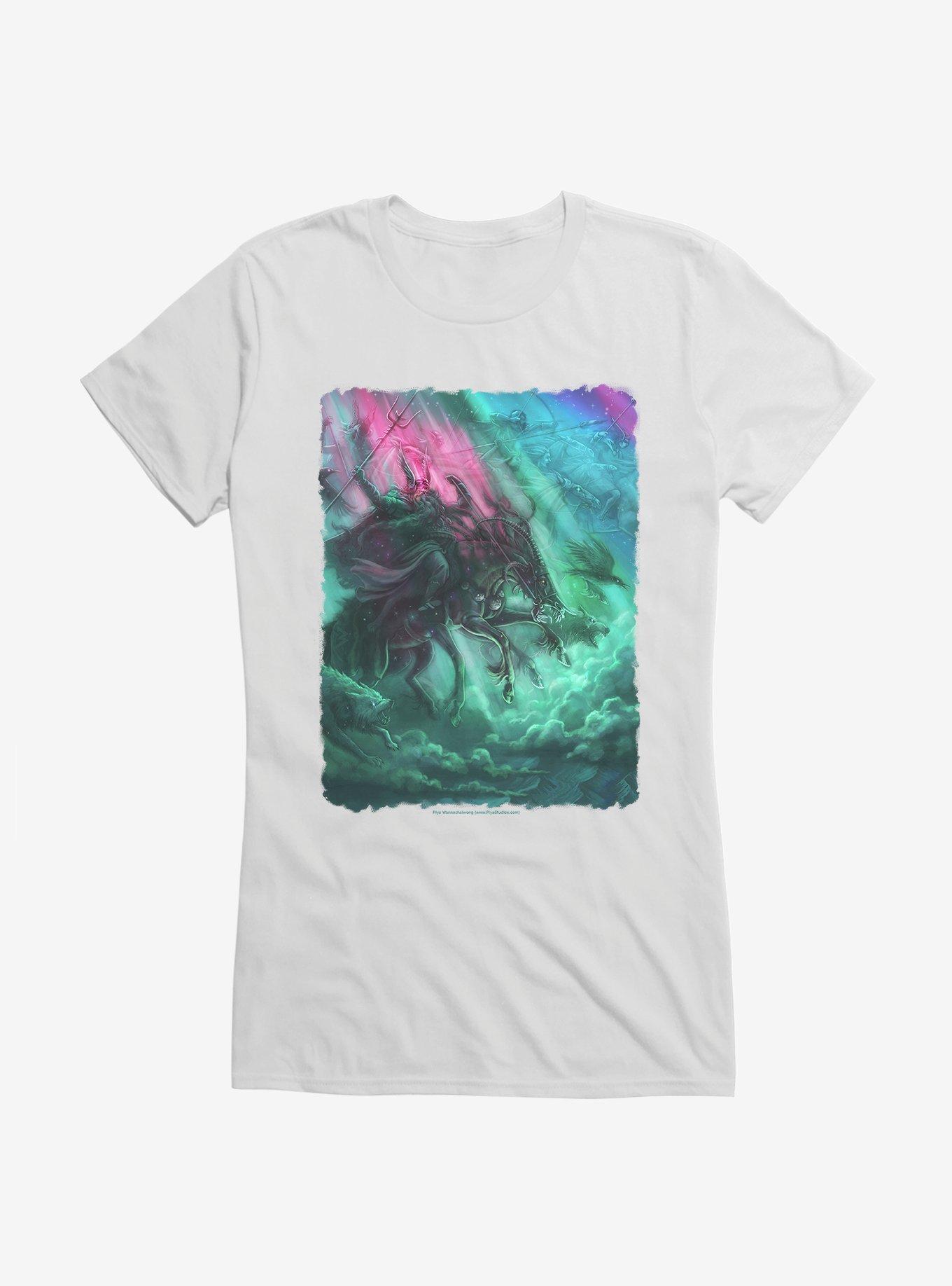 Wild Hunt Girls T-Shirt by Piya Wannachaiwong, , hi-res