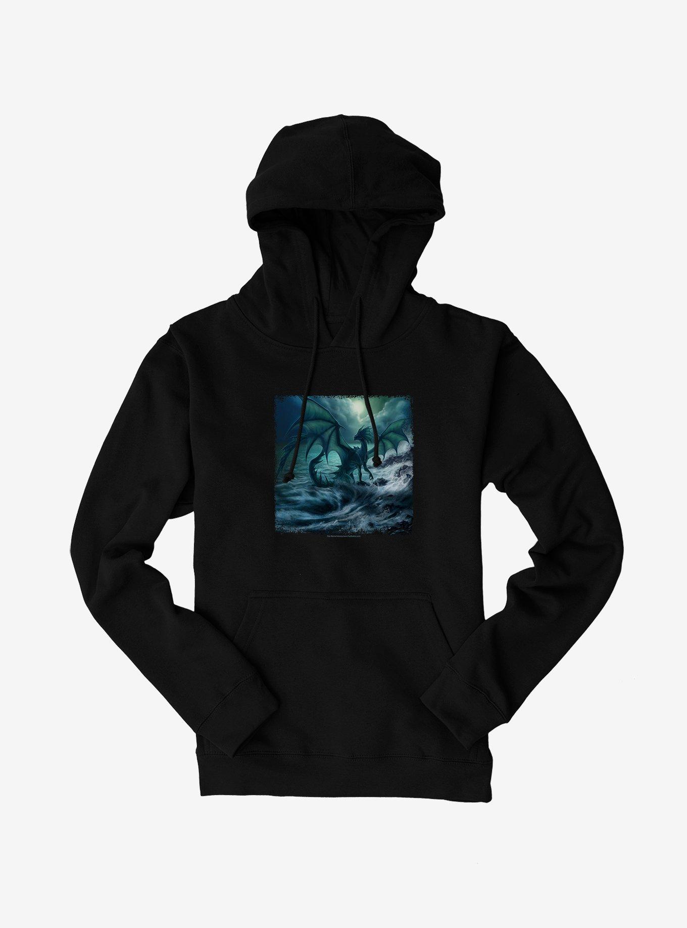 Beach Dragon Hoodie by Piya Wannachaiwong