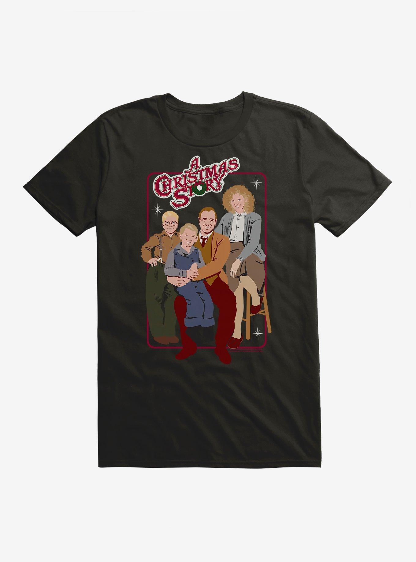 A CHRISTMAS STORY FAMILY PORTRAIT BLK T, , hi-res