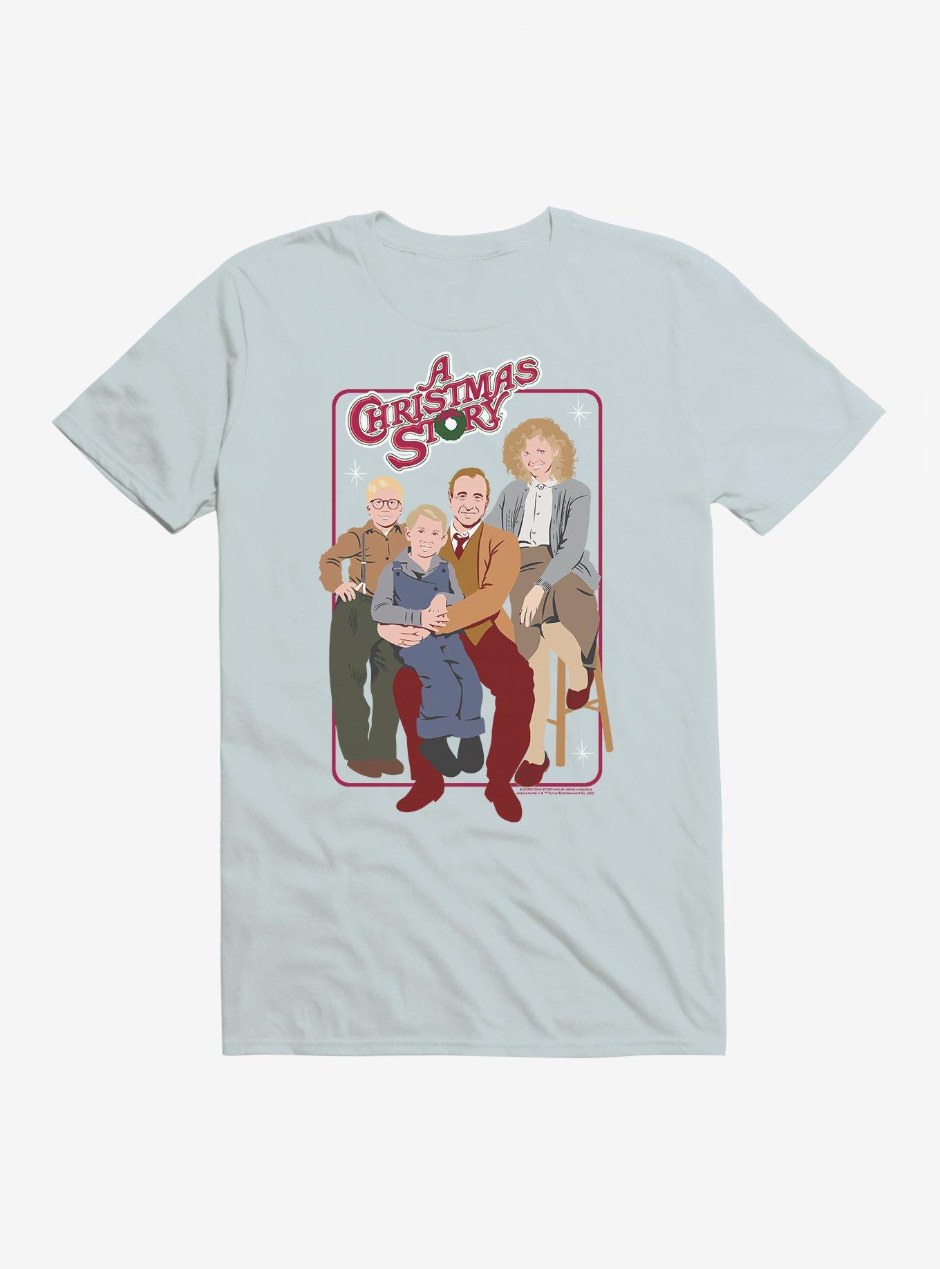 A CHRISTMAS STORY FAMILY PORTRAIT BLK T