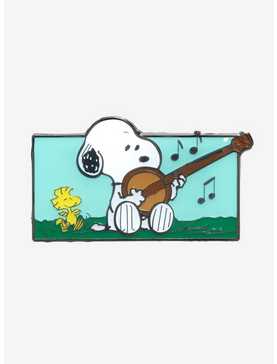 Loungefly Peanuts Snoopy & Woodstock Banjo Enamel Pin - BoxLunch Exclusive, , hi-res