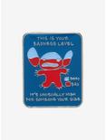 Loungefly Disney Lilo & Stitch Badness Level Drawing Enamel Pin - BoxLunch Exclusive, , hi-res
