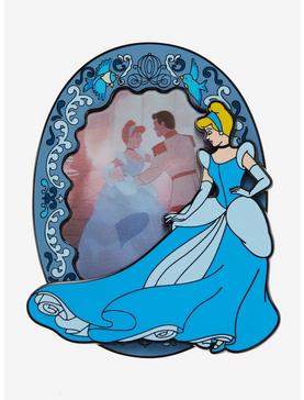 Loungefly Disney Cinderella Dancing Lenticular Enamel Pin, , hi-res