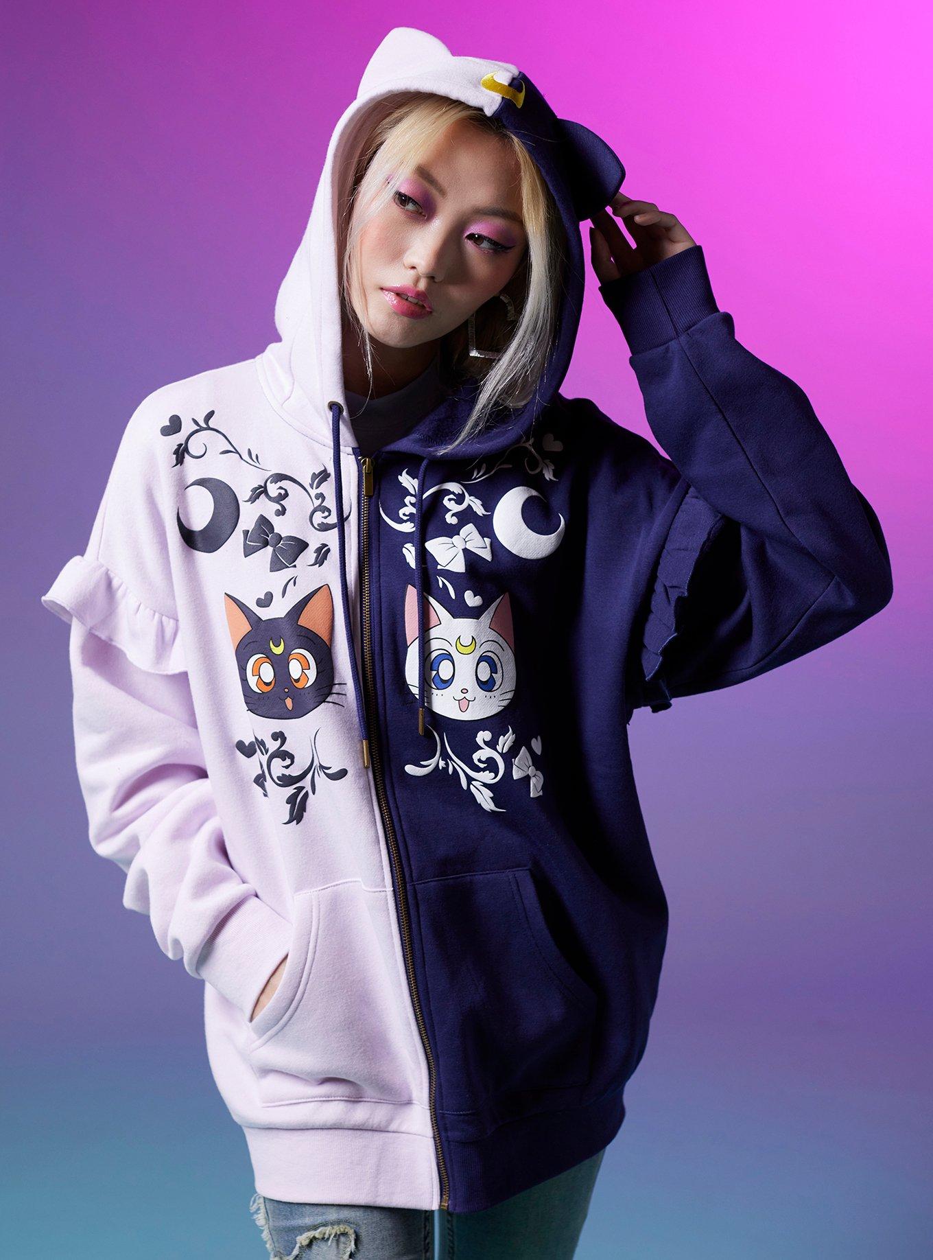 Sailor moon luna hoodie on sale