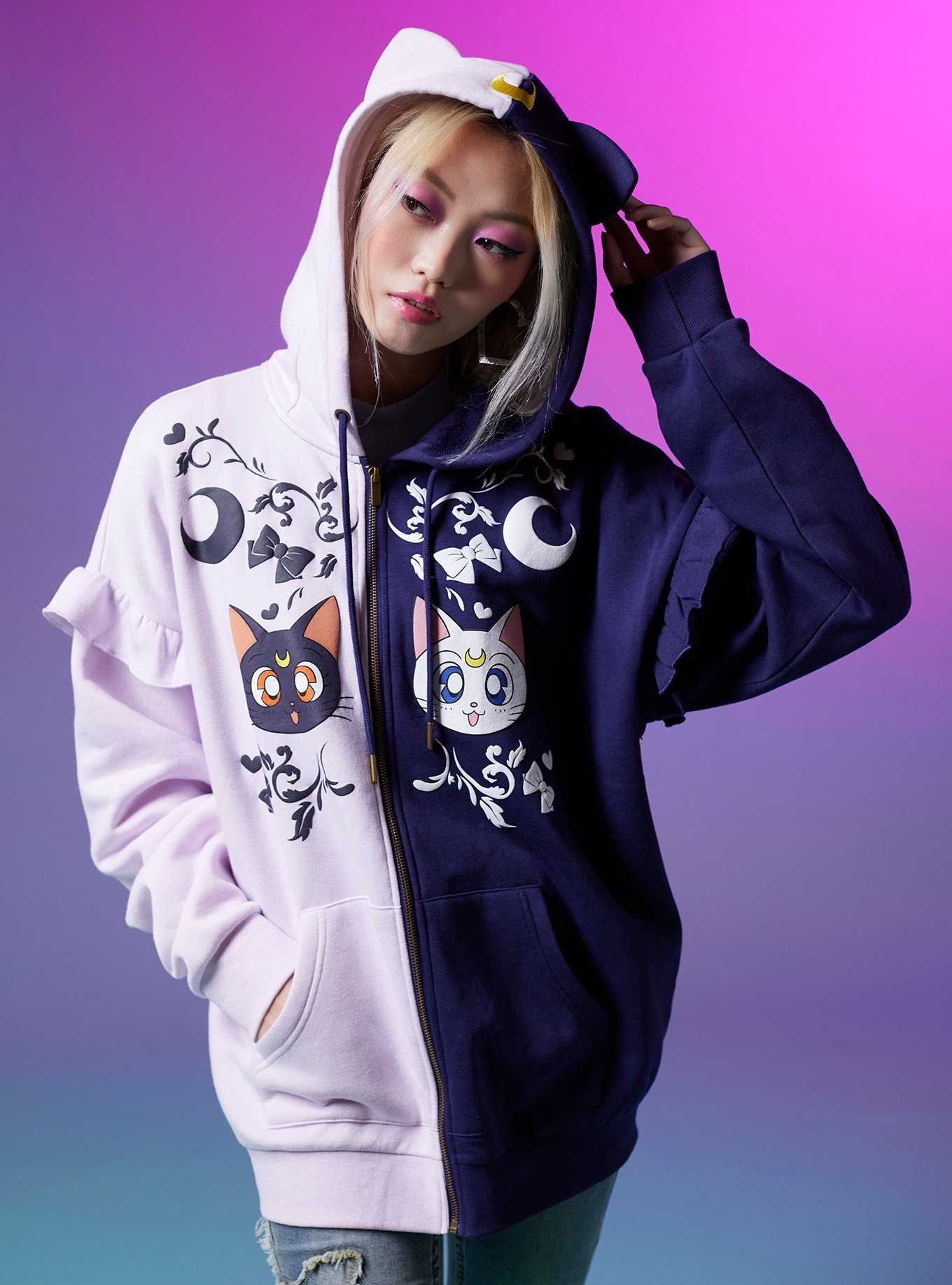 Hot topic anime on sale hoodies