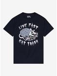 Live Fast Eat Trash Possum Boyfriend Fit Girls T-Shirt, MULTI, hi-res